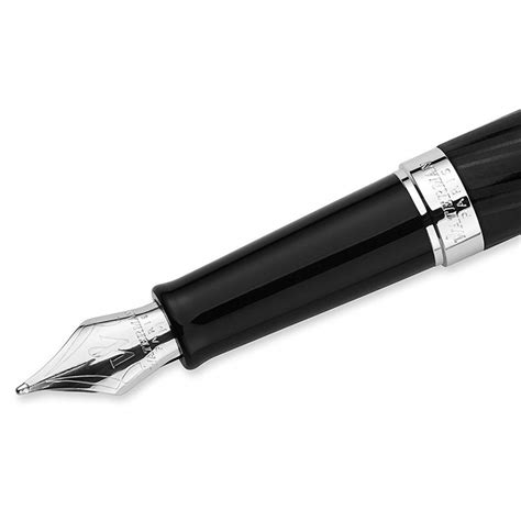 Stylo Plume Waterman H Misph Re Deluxe Silky Noir Chrom