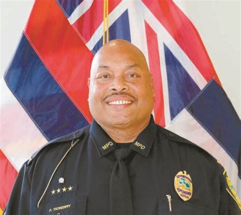 Mpd Announces Promotion Of Taiwerpiy To Rank Of Lieutenant News Sports Jobs Maui News