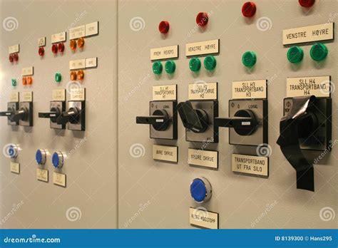 Switch Panel Stock Photo Image Of Industry Technique 8139300