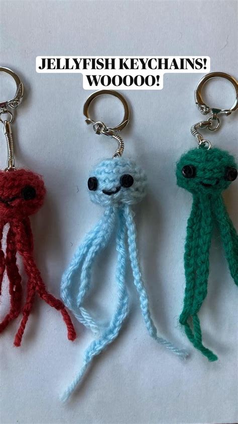 Jellyfish Keychains Keychain Purse Charms Birthday Gifts