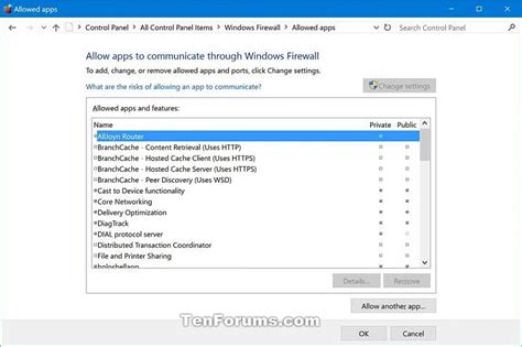 Backup And Restore Windows Defender Firewall Settings In Windows 10