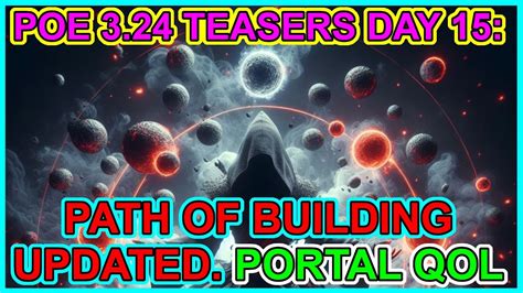 Sirgog POE 3 24 Necropolis Teasers Day 15 Path Of Building Updated