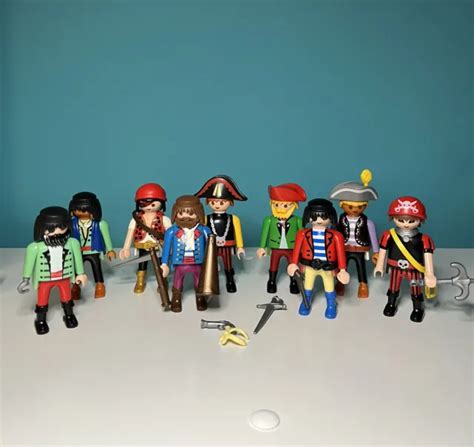 LOT PIRATE PLAYMOBIL 5 Armes Pirates Un Squelette Et Beaucoup D