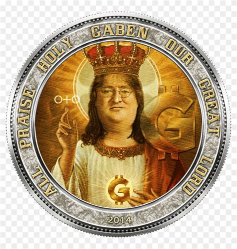 Lord Gaben Png Gabe Newell Meme Jesus Transparent Png 1232x1232