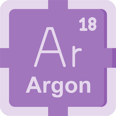 Argon Flat Icon 47211891 Vector Art at Vecteezy