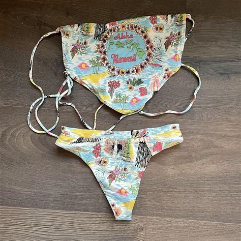 Frankies Bikini Tropical Set Using For Love Depop