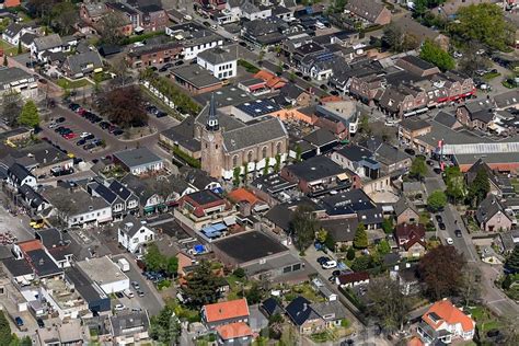 Hollandluchtfoto Nunspeet Luchtfoto Driestwegkerk