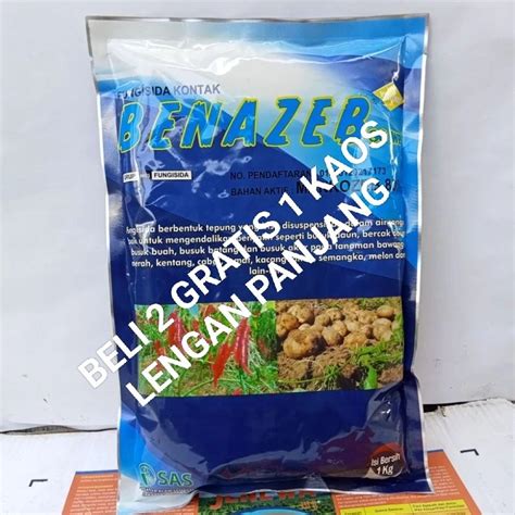 Jual Fungisida Mankozeb Benazeb 87 WP 1KG Untuk Mengendalikan Busuk