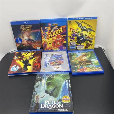 LOT OF 7 Disney Classics Blu Ray DVDs Combo Q11 28 50 PicClick UK