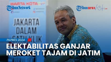 Elektabilitas Ganjar Pranowo Di Jawa Timur Meroket Tajam Prabowo Dan