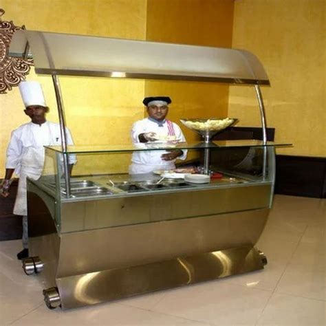 Stainless Steel Chaat Display Counter For Catering At Best Price In