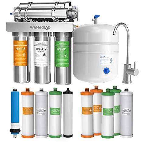 Waterdrop RO Reverse Osmosis Water Filtration System Plus 5 Filters