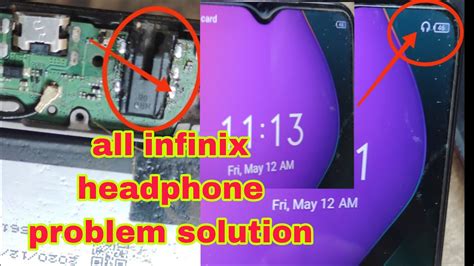 All Infinix Hot 10 Headphone Problem Solution Ok100 YouTube