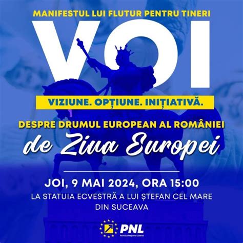 Voi Manifestul Lui Flutur Pentru Tineri Promovat De Ziua Europei La