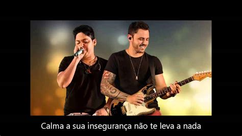 Calma Jorge E Mateus Letra