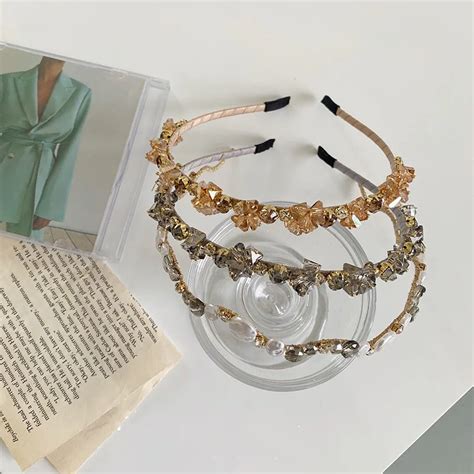 Baroque Women Hair Accessories Trendy Fashion Design Hairbands Crystal