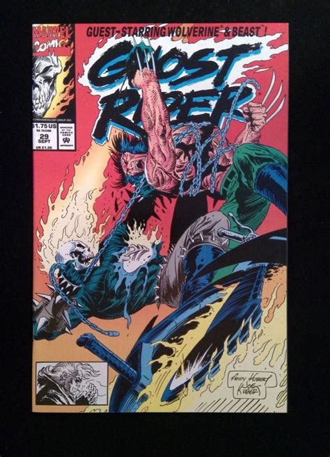 Ghost Rider 29 2nd Series Marvel Comics 1992 Vf Comic Books Modern Age Marvel Ghost