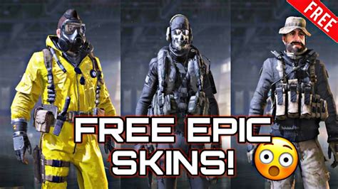 Claim Free Epic Skins In Codm Now Free Ghost Skin Soap Price