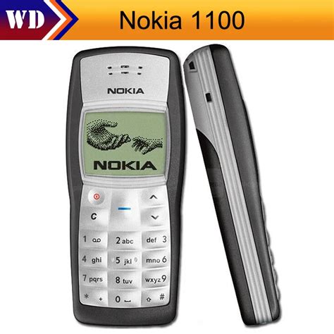 1100 Original Nokia 1100 Unlocked GSM 2G Mobile Phone Cheap Refurbished ...