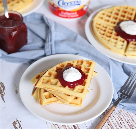 Norwegian Inspired Waffles Recipe | Crystal Creamery