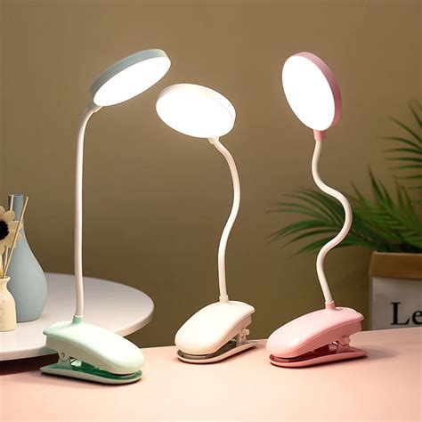 Usb Multifunction Led Clamp Desk Lamp Flexible Gooseneck Touch Dimming