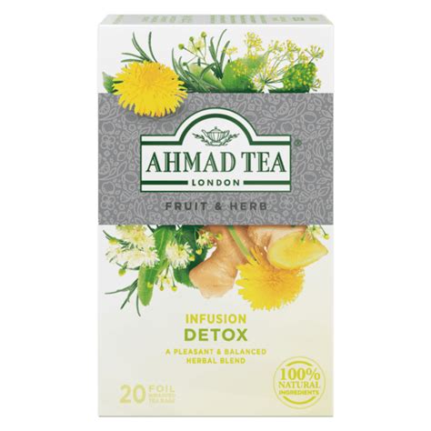 Ahmad Tea Detox Tea No Caffeine All Natural Order Online