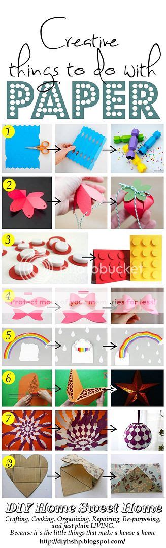 DIY Home Sweet Home: Creative things to make from paper