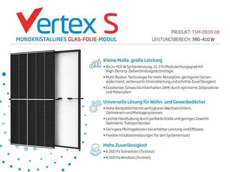 Trina Solar Tsm De Vertex S Hochleistungssolarmodul Watt