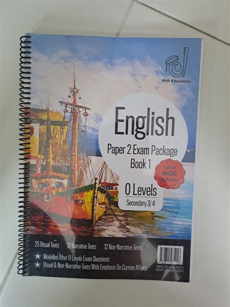 O Level English Paper Exam Package For Secondary Students