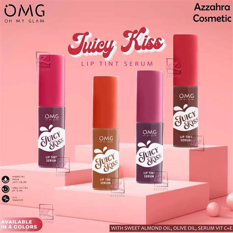 Jual OMG Oh My Glam Juicy Kiss Lip Tint Serum Shopee Indonesia