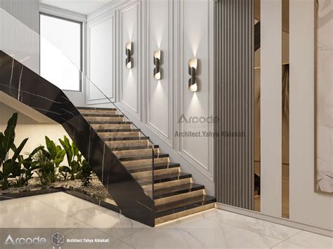 Modern Staircase Design: Living Area on Behance