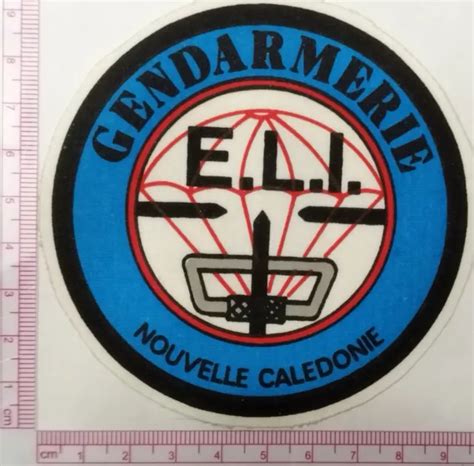 ECUSSON POLICE GENDARMERIE Patch Badge Eli Nouvelle Caledonie