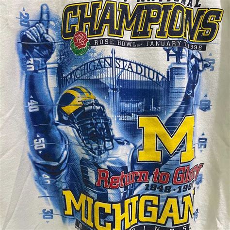 Vintage Michigan National Champions Shirt Gem