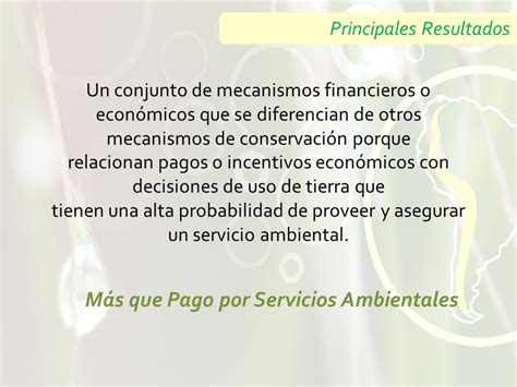 Servicios Hidrológicos en la Región Andina ppt descargar