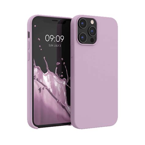 Silicone Iphone 12 Pro Max Case Lavender Iphone 12 Pro Max Case