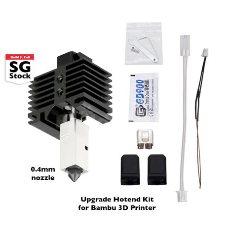 Sg Stock Upgrade Hotend For Bambu Lab X1 Carbon 3d Printer Shopee Singapore