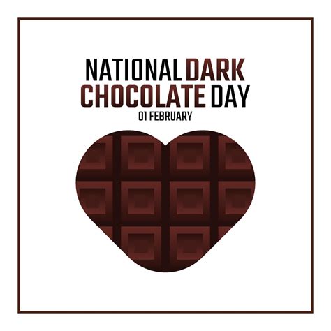 vector graphic of national dark chocolate day good for national dark chocolate day celebration ...