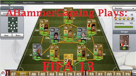 FIFA 13 Ultimate Team Squad Builder 150K Liga Dos Brasil Side 2 5