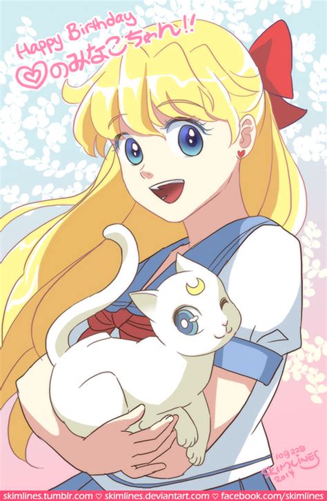 Sailor Venus Official Birthday Is Today By Skimlines On Deviantart