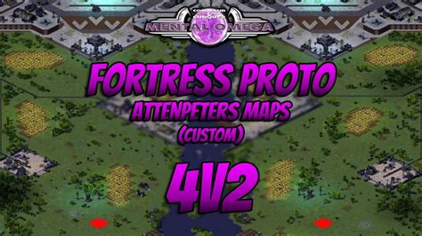 Fortress Proto 4v2 Mental Omega Ra2 Mod Attenpeters Map Youtube