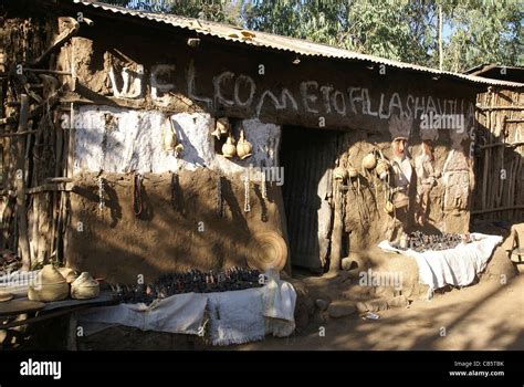 El Pueblo Falasha Wolleka En Gondar Fotografías E Imágenes De Alta