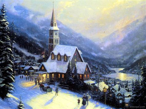 40 Beautiful Christmas Paintings for your inspiration - Part 2