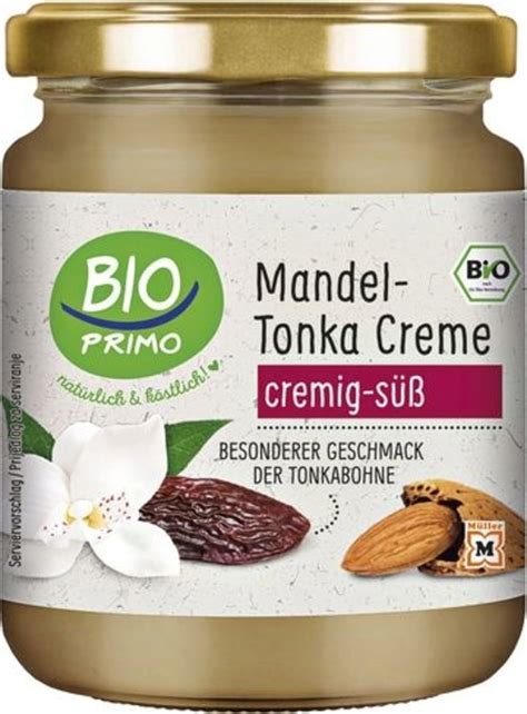 Bio Primo Organic Almond Tonka Cream G Piccantino Online Shop