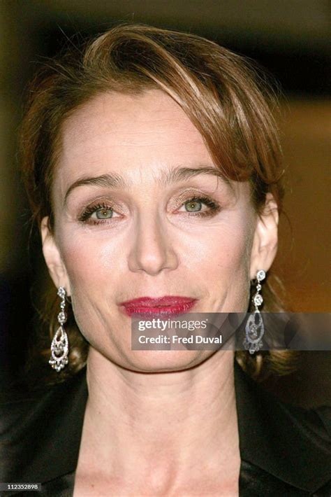 Kristin Scott Thomas During Keeping Mum London Premiere At Vue