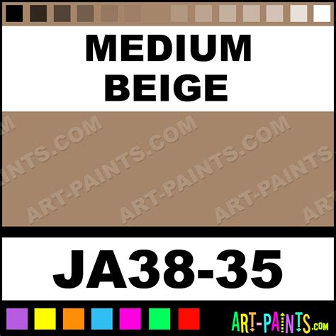 medium beige traditions acrylic paints ja  medium beige paint