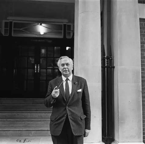 BRITISH POLITICIAN HAROLD Wilson during general election 1964 OLD PHOTO ...