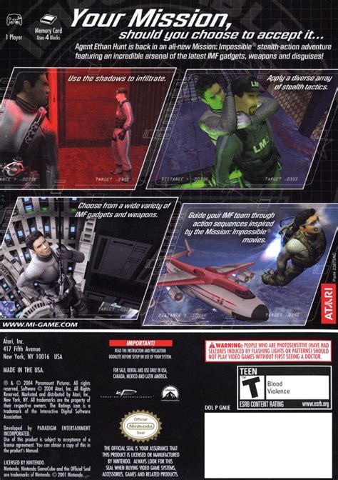 Mission Impossible Operation Surma Box Shot For Playstation Gamefaqs