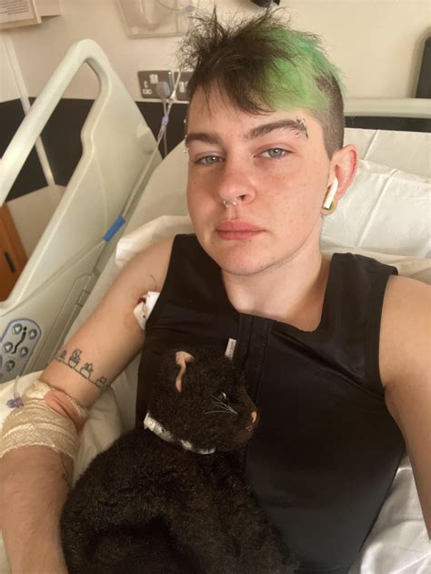 Hello from top surgery! Came back round from recovery around 12:45pm