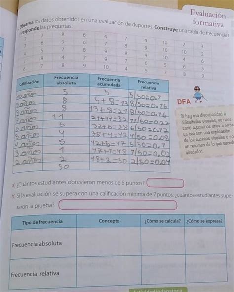 Observa Los Datos Obtenidos En Una Evaluaci N De Deportes Construye