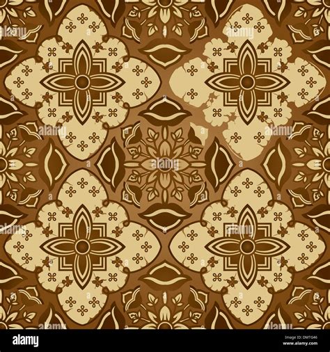 Seamless Batik Pattern Stock Vector Image Art Alamy